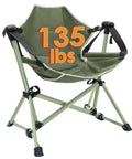 Kids Hammock Chair With Stand, Adjustable Folding Camping Chair For Travel, Portable green seat, supports up to 135 lbs