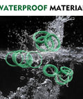 Green O-rings submerged, showcasing water resistance, 270Pcs O Ring Kit For Car A C And Plumbing, Pro Grade Repair Kit, NBR Rubber Seals