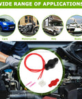 12V Waterproof Push Button Switch With Quick Connector For LED Accent Lighting On Motorcycles Cars Trucks ATVs Golf Carts And More