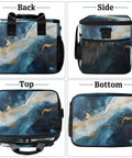 4-angle view of Insulated Picnic Backpack Keeps Food Fresh All Day, Big 12 By 8.7 By 10 Inch Capacity With Dual Compartments