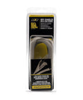 RFI Shield split sleeve by Design Engineering, 1/2 in x 3 ft, tinned copper braided shielding in blister pack