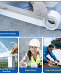 Heavy Duty Vapor Barrier Tape, Three Rolls Of Four Inches By One Hundred Eighty Feet, used for vapor barrier project and plastic sheeting.