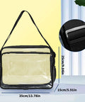 Keep Static Outta Your Circuit Boards With This Antistatic Clear Crossbody Tool Bag featuring an adjustable strap and clear pockets.