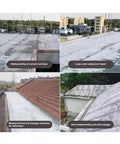 Pro Grade 300GSM Polyethylene Waterproof Underlayment Breathable Roofing Felt Roll No Sweat Install Big Time Weather Barrier Hardcore Shield For Tile And Masonry 50 Square Meters on various rooftops showing waterproofing applications.
