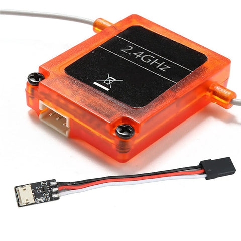 Portable RC Transmitter With Satellite Receiver For Helicopters And Drones, Flight Controller Adapter Module for outdoor enthusiasts.
