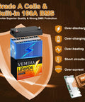 Beefy 12V 100Ah LiFePO4 Battery With Built In 100A BMS For RVs showing layers and protection features