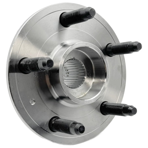 Close-up of Cadillac Wheel Bearing And Hub Assembly 2Pcs Set For 2008 2019 CTS XTS Camaro And Impala Front And Rear Replacement Wheel Hub Bearings Durable Alloy Construction
