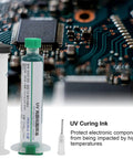 Liquid Solder Paste For Electronics, Solder Mask Ink Flux Paste With UV Light Curing For PCB Soldering And BGA Repair Kit