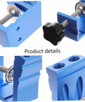 Close-up of Pocket Hole Jig Handy Woodworking Tool For DIY Carpentry Easy To Use For Cabinets And Furniture Assembly