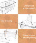 Three Piece Clear Musubi Maker Kit With Luncheon Meat Slicer Non Stick Onigiri Press Mold design and pressing features
