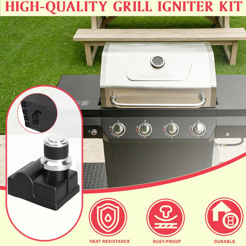 Six Outlet Tact Push Button Igniter Kit For Four Five And Six Burner Grills Replacement Parts Fits 720 0888S outdoor view