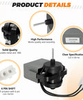 Product details of Go-To Replacement Refrigerator Evaporator Fan Motor 115V 60Hz For Whirlpool And Kenmore Refrigerators