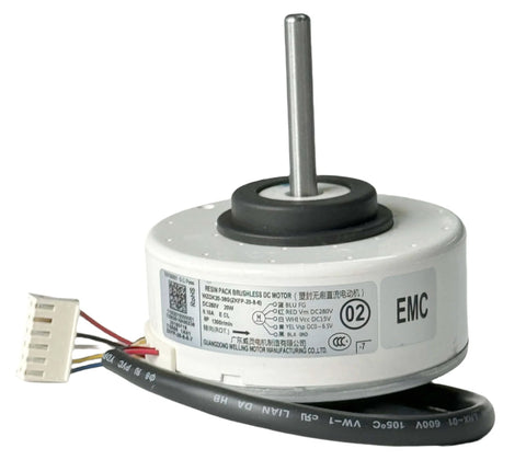 Heavy-Duty Brushless DC Fan Motor For Central AC Inverter Systems, 20W, 1300 RPM, 280V DC, CCW Rotation, OEM Replacement