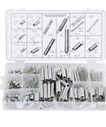 Top Tier 200 Piece Steel Spring Assortment Kit With 20 Different Sizes For Home Repairs Heavy Duty Metal Springs Essential Tool For Pros And DIYers, plastic case open