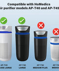 Replacement Filter For 5 In 1 Tower Air Purifier Models AP-T40FL AP-T40 AP-T40WT AP-T43-WT AP-T45-BK AP-T45-WT Costco Model 1461901 3 Pack with compatible air purifiers