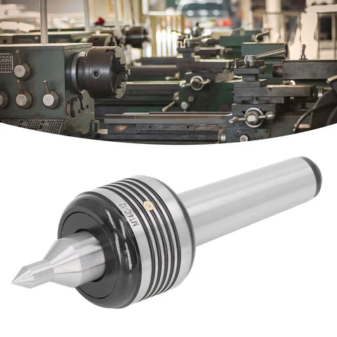 MT4 Live Center With Straight Shank Pro Grade Balance Beefy Ball Bearing Assembly In High Carbon Steel 60 Degree Lathe Tailstock Part