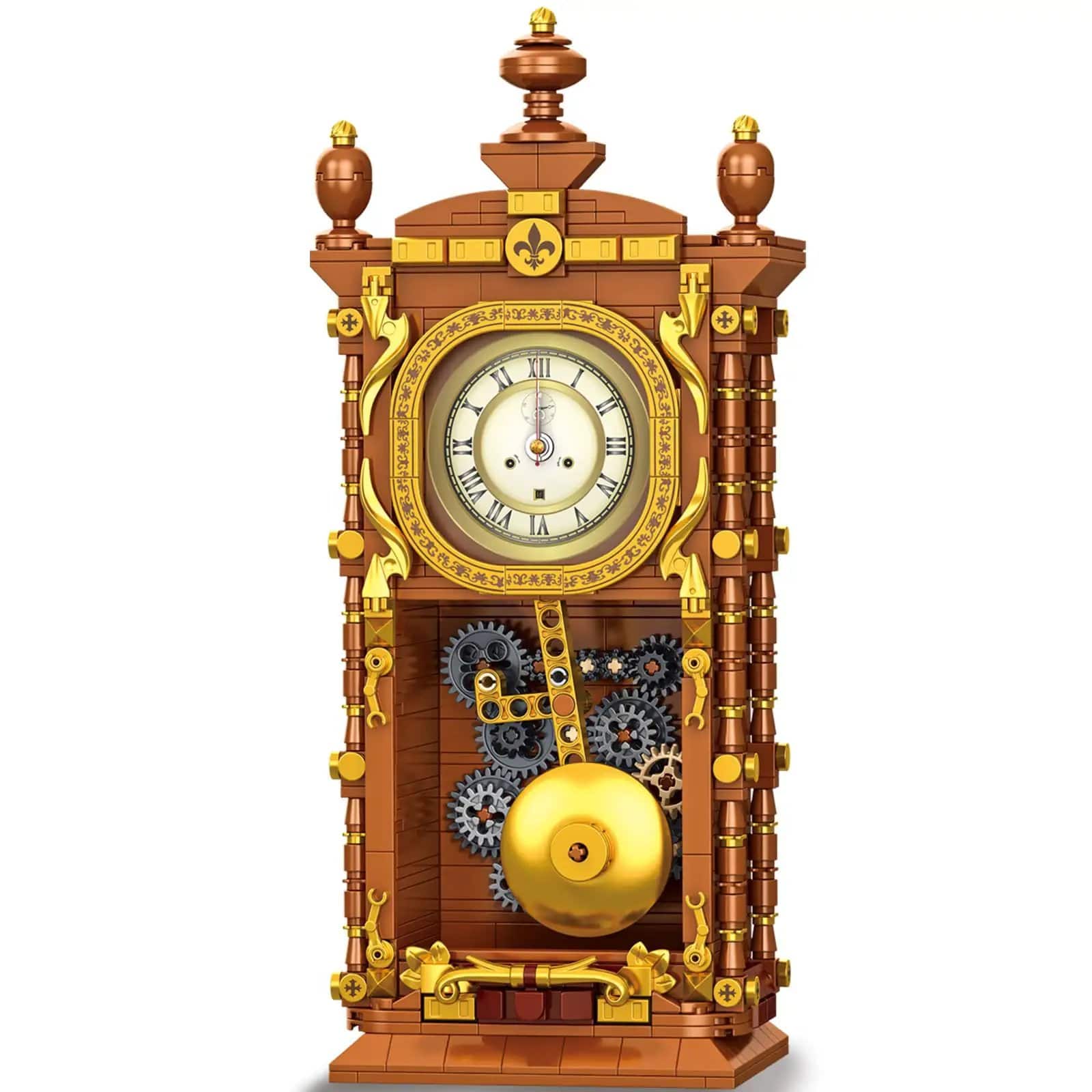 Pendulum Clock Building Blocks Kit For Adults & Kids ✓
