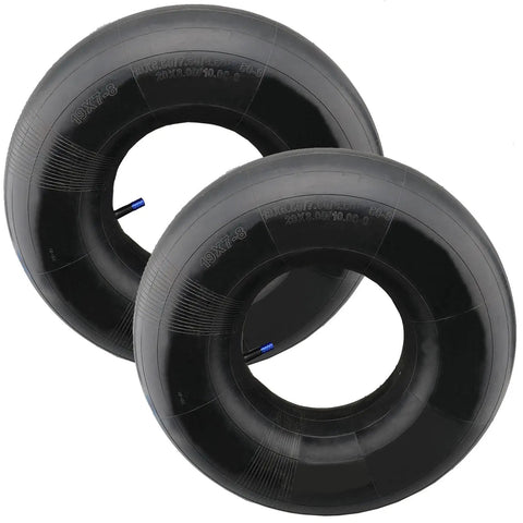 Two Pack 18x8.50-8 And 18x9.50-8 Inner Tubes With TR-13 Straight Valve Stem For Lawn Tractors, Wheelbarrows, Mowers, Golf Carts