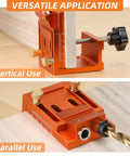 All In One Pocket Hole Jig Kit For Super Strong Hidden Joints With 15 Degree Adjustable Drill Guide Easy Angled Hole Setup