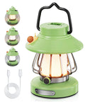 Snail Design Kids LED Lamp with USB rechargeable battery in green, featuring 3 color modes for indoor or outdoor use.