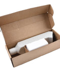 Badass Soldering Fume Extractor With Adjustable Telescopic Hose For Crisp Air Purification and Easy Workbench Flow On Precision Electronics Repair Tasks With Absolute No Sweat Performance in a cardboard box.