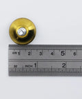Heavy Duty M6 Screw On Furniture Levelers And Table Leg Extenders Top Shelf Adjustable Riser Feet with measuring ruler for size reference.