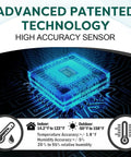 Indoor Outdoor Thermometer Wireless Weather Station With 3 Sensors, Digital Hygrometer Remote Temperature Humidity Monitor, focus on high accuracy sensor and temperature range.