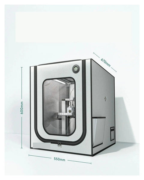 Large 550mm By 600mm By 670mm 3D Printer Enclosure With LED Light, Constant Temperature, Dustproof And Fireproof Safe Cover