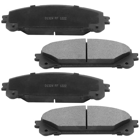 328mm Front Brake Kit With Drilled And Slotted Rotors And Ceramic Pads For Toyota Highlander Sienna Lexus RX350 RX450H NX200T NX300 NX300H Beefed Up Braking Performance