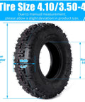 4.10 3.50 6 Tire And Inner Tube Replacement For Lawn Mowers Snow Blowers ATVs Go Karts Hand Trucks Garden Trailers Utility Carts And 4 Wheelers Beefy Heavy Duty Rubber For Reliable Traction And Longevity