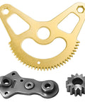 Beefed Up Steering Gear Segment And Pinion Gear With Steering Support Bearing Kit For Lawn Mowers Compatible With XT1 LT46 LT50 GT XT1