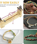 Dope Wood Bracelet Jig Kit For DIY Paracord Knitting And Bracelet Making With U Shape Clear Scale And Two Clamps Free Size