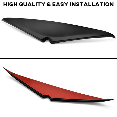 Headlight Eyebrow Sticker For 2015 Up Road Glide Black Eyebrow Eyelid Trim Cover Visor Decoration For Harley Davidson