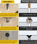Operation guide for Three Pack Countersink Drill Bits With Six Flute Design And One Fourth Inch Hex Shank for woodworking.
