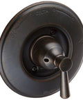 Venetian Bronze Linden Monitor 14 Series Valve Trim Kit For Shower Single Function Pressure Balance Keeps Water Temperature Within Safe Range