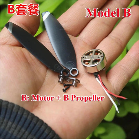 18mm micro 3-phase brushless motor 2750KV for FPV drones 2S to 3S LiPo with AB propellers on hand