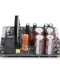 Powerful Class D Mono Amplifier Board Cranks 700W At 4 Ohm And 380W At 8 Ohm Dual Power Supply Thermal Protection High Fidelity Hi Fi Audio Amplifier Module For Home Audio And Industrial Use, black PCB with capacitors and coil
