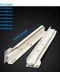 Heavy Duty Metal Drawer Slides Built Tough For Furniture 25 To 50 Centimeters showing white steel glides with folded lengths.