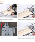 Instructional use of Heavy Duty Manual Tile Cutter 630mm 25 Inch For Wall And Floor Ceramic Porcelain Tiles Cutting Tool