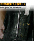 Stainless Steel Telescoping Magnetic Pick Up Tool With Pocket Clip Extendable To 25 Inches Powerful 1 Lb Magnet in pocket