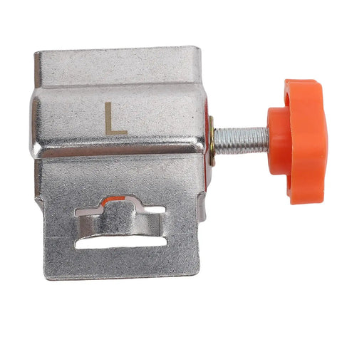 Heavy Duty Drawer Panel Fixing Clamps Set 2 Pairs Stainless Steel With 410 Gasket Rock Solid Clamping Tool, detailed side view