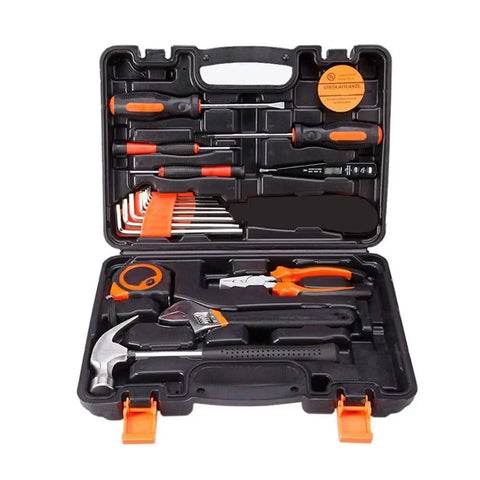19 In 1 Precision Hardware Kit For DIY Home Projects With Screwdrivers Wrenches Hammer Pliers And More Non Slip PVC Handles