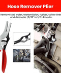 Top Tier 5 In 1 Hose Clamp Pliers Set For Auto Repair Pros, Durable Automotive Tool Kit To Snip Install And Adjust Clips On Coolant Or Fuel Lines Like A Boss. 5/32 to 1/2in carbon steel hose remover plier