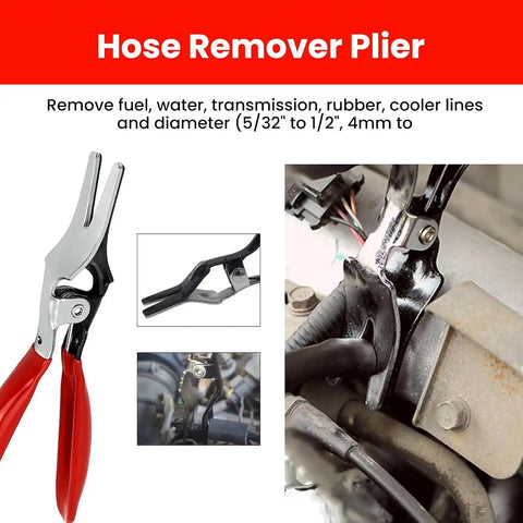 Top Tier 5 In 1 Hose Clamp Pliers Set For Auto Repair Pros, Durable Automotive Tool Kit To Snip Install And Adjust Clips On Coolant Or Fuel Lines Like A Boss. 5/32 to 1/2in carbon steel hose remover plier