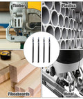 Rock Solid T Shank Jigsaw Blades Beefy High Carbon Steel Jig Saw Replacements for cutting timber, plastics, metal, and fiberboards.