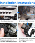 Honda 3.5L V6 VCM Control Harness Plug And Play Engine Management Module installation instructions with engine parts