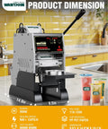 Pro Grade Cup Sealer For Bubble Tea And Coffee, Semi Automatic Electric Boba Sealer With Auto Film Alignment in kitchen