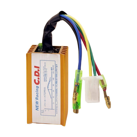Racing CDI Igniter Box With Five Wires AC Powered Upgrade For 2 Stroke Motorcycles And Scooters Fits Polaris Eton Yamaha Jog Zuma Viper Predator