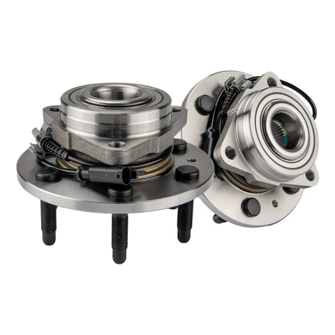 Front Wheel Bearing And Hub Assembly Six Lug With ABS For 2007-2014 Chevy Silverado 1500 Tahoe Suburban GMC Sierra Yukon Yukon XL 1500