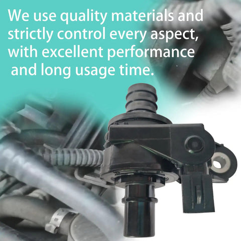 Straight Shooter Coolant Water Control Valve Assembly Compatible With Toyota Camry RAV4 Highlander Sienna and Lexus, front view showing connection.